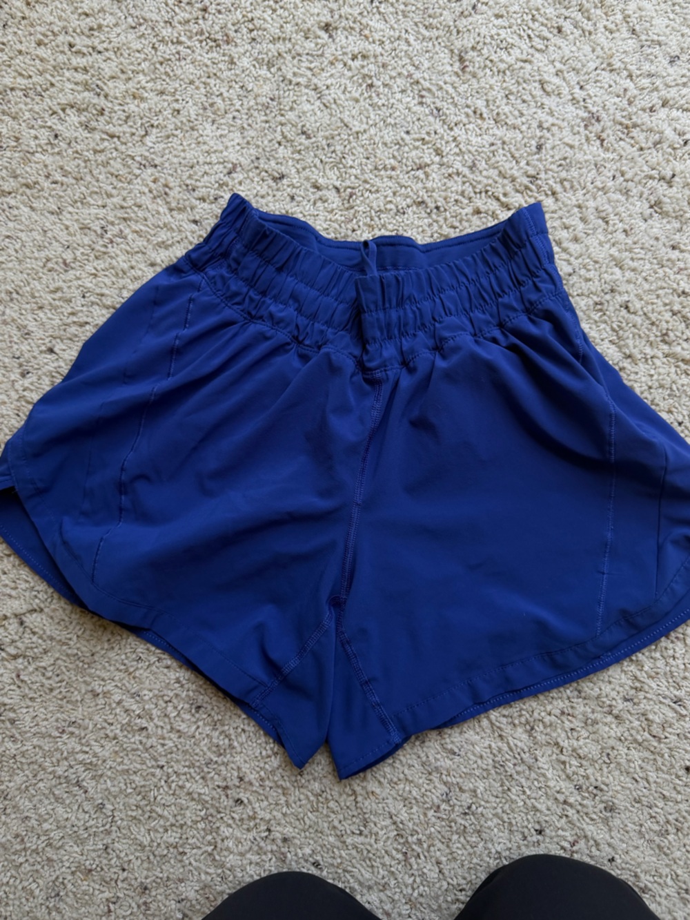 lululemon athletica Blue Hotty Hot Shorts 4inch